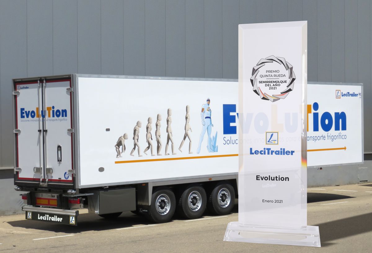 Il frigorifero Evolution di Lecitrailer, miglior semirimorchio dell'anno in Spagna