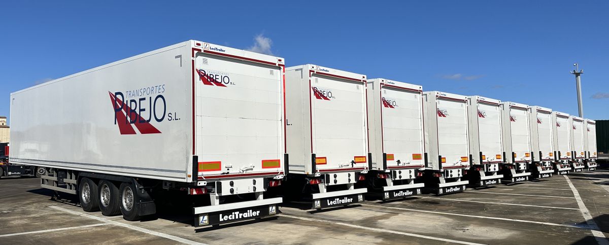 Transportes Pibejo adquiere 10 furgones de V.O. de Lecitrailer